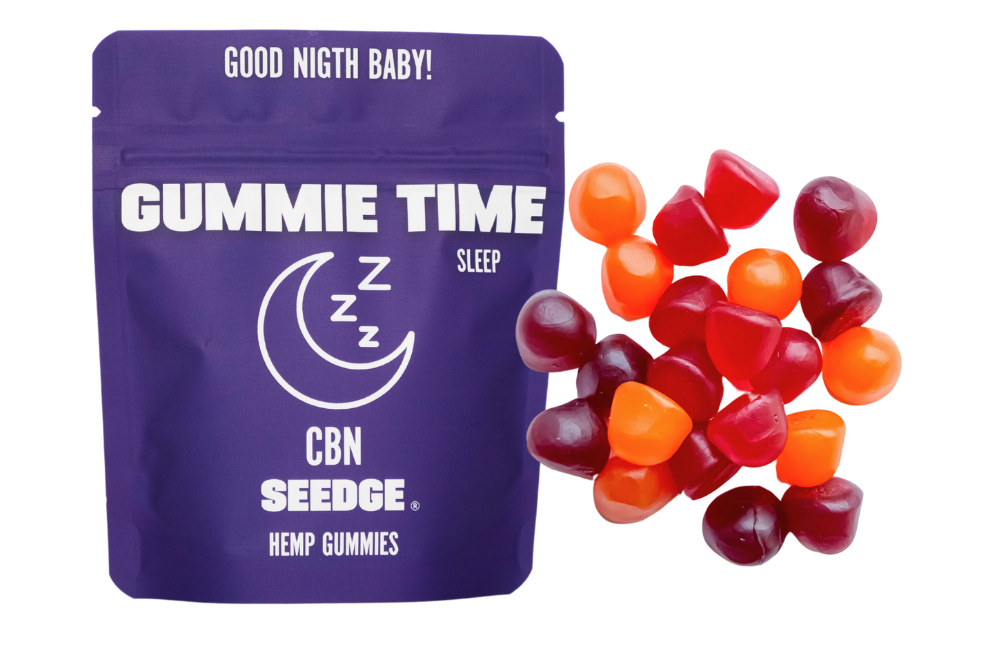 PACK GOMAS FUNCIONAIS SEEDGE - CBD, CBG e CBN | 750 MG