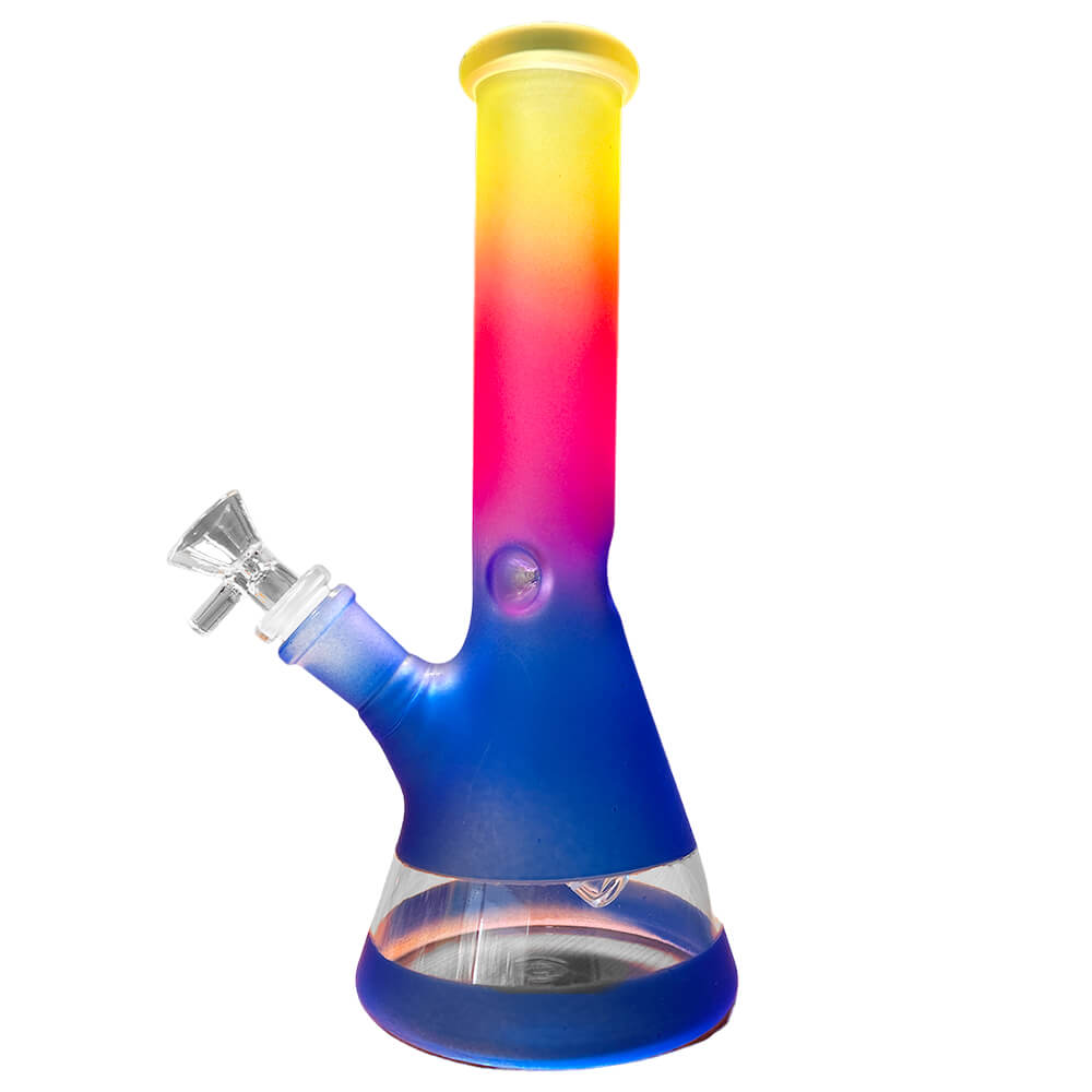 Rainbow Gradient Glass Bong 25cm