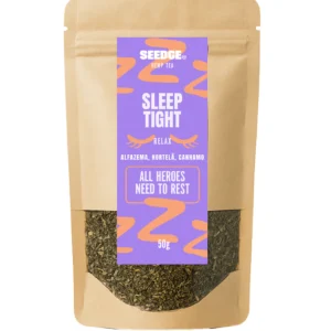 SEEDGE “Sleep Tight” Hemp Tea – Relax & Deep Sleep (Lavender, Mint, Hemp) 50g