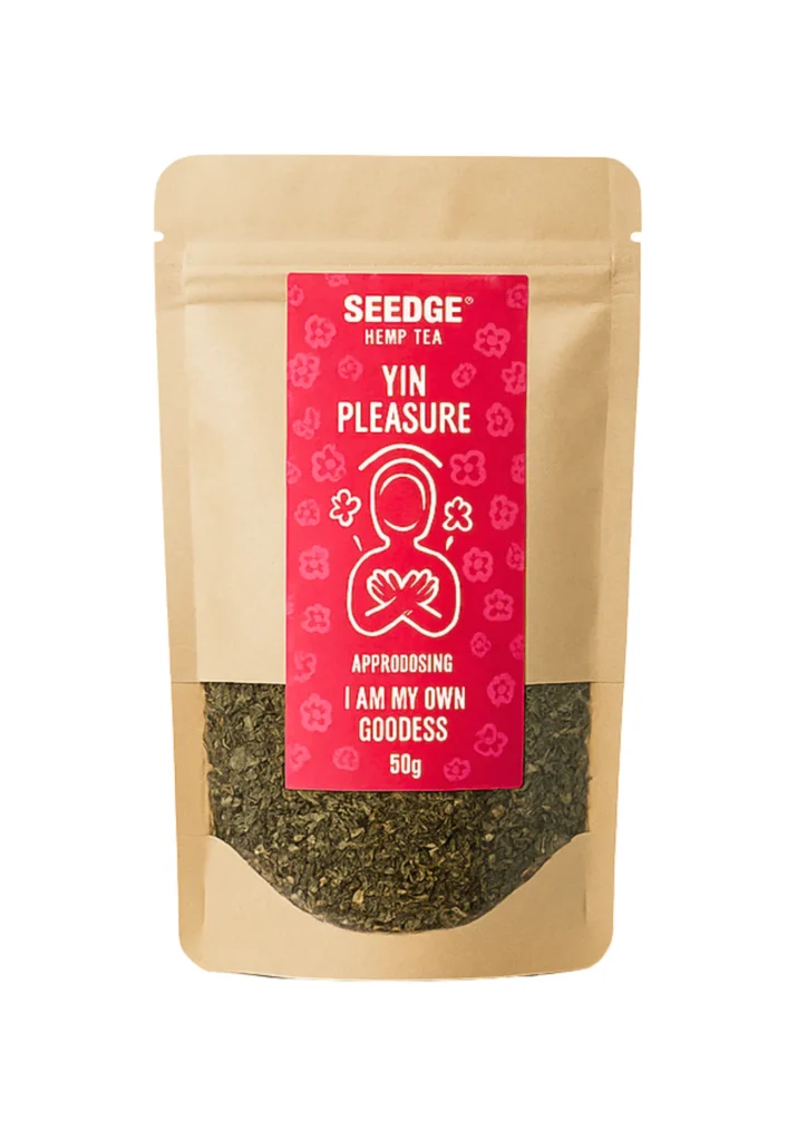 SEEDGE “Yin Pleasure” Hemp Tea – Aphrodisiac & Sensual Blend (Hemp) 50g
