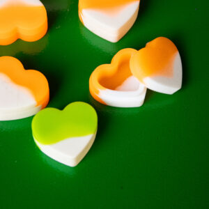 💛 Silicone Heart Container – Pote Premium Antiaderente